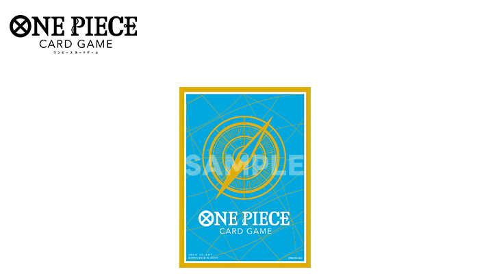 ONE PIECEカードゲーム リミテッドカードスリーブ スタンダードブルーゴールド